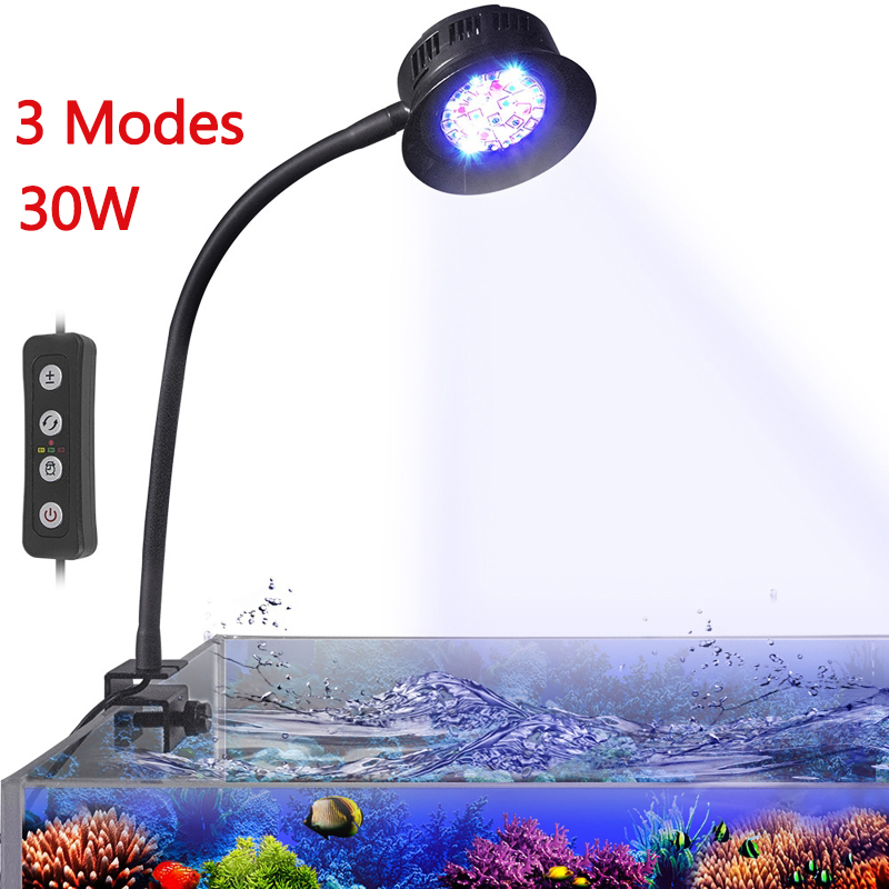 30W Dimmable Lighting Marine L - Marine Aquarium Timing recensione e prezzo