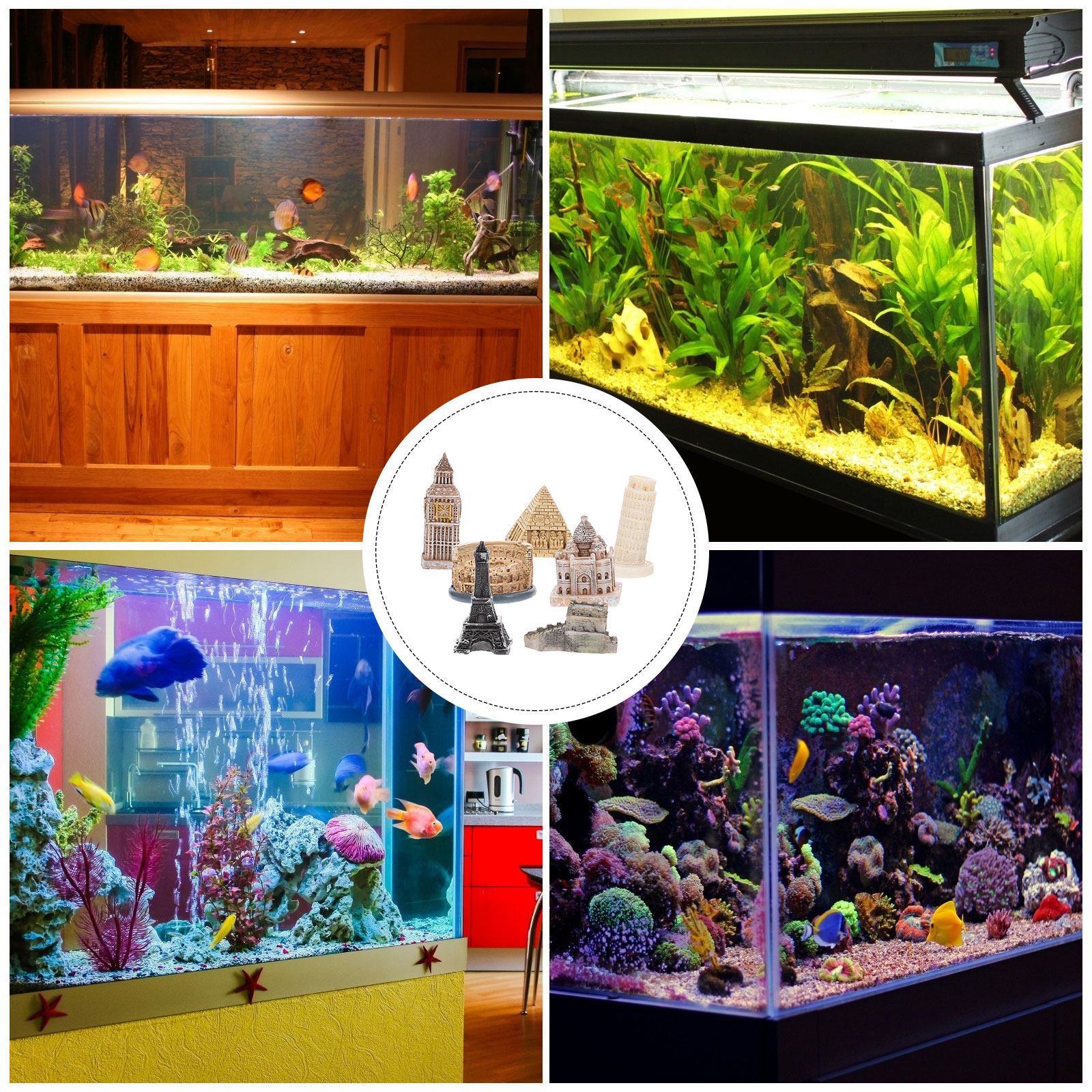 7Pcs Roman Sculpture Set Minia - Aquarium & Marine Museum Universiti Malaysia Sabah Kota Kinabalu Sabah Reviews recensione e prezzo