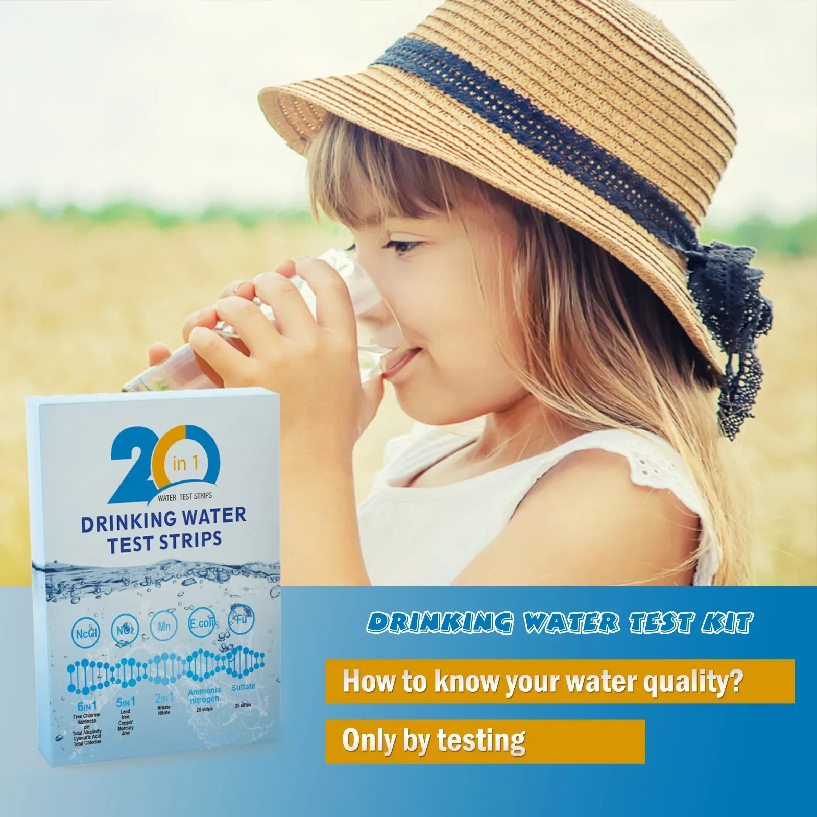 YAGO 20 in 1 Water Test Strips - Marine Aquarium Water Analyzer recensione e prezzo