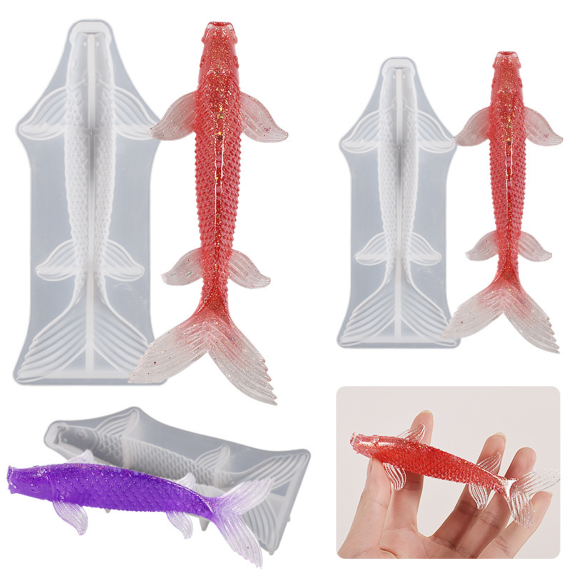 3D Koi Fish Shaped Epoxy Resin - Aquarium Marine Fish recensione e prezzo