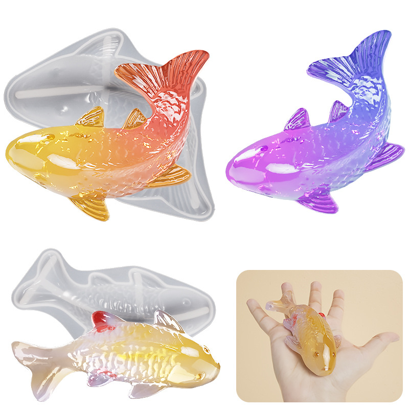 3D Koi Fish Shaped Epoxy Resin - Aquarium Marine Fish recensione e prezzo