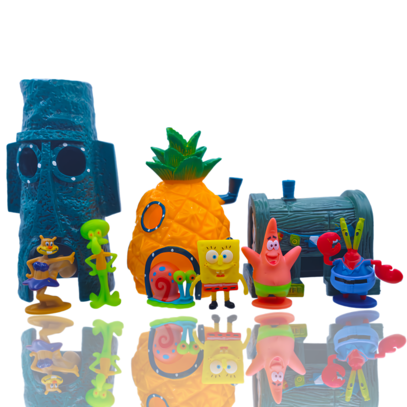 6pcs SpongeBob Fish Tank Decor - Aquarium Marine Fish recensione e prezzo