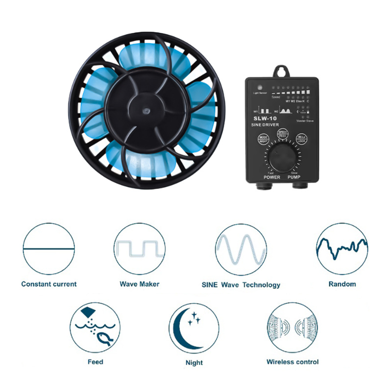 Jebao Jecod SLW Series Manual  - Marine Aquarium Wave Maker recensione e prezzo