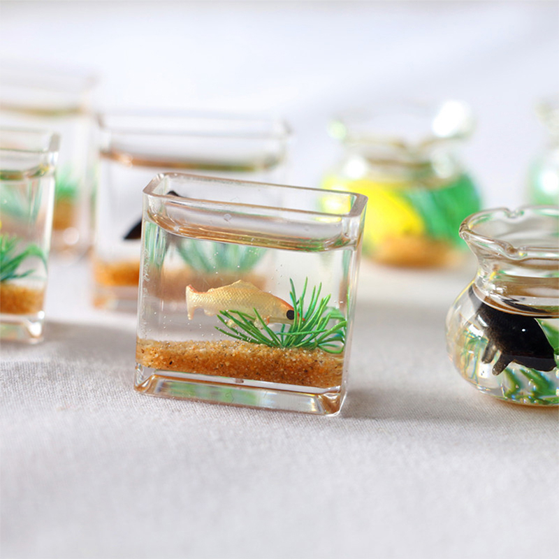 1Pc Mini Fish Tank Random Colo - Aquarium Marine Fish recensione e prezzo