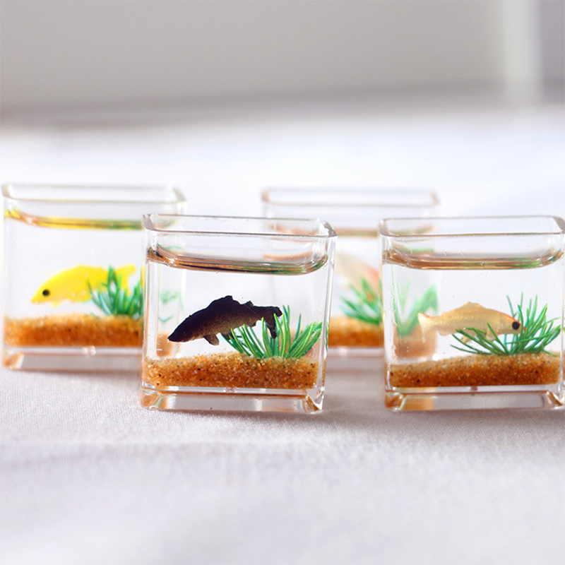 1Pc Mini Fish Tank Random Colo - Aquarium Marine Fish recensione e prezzo
