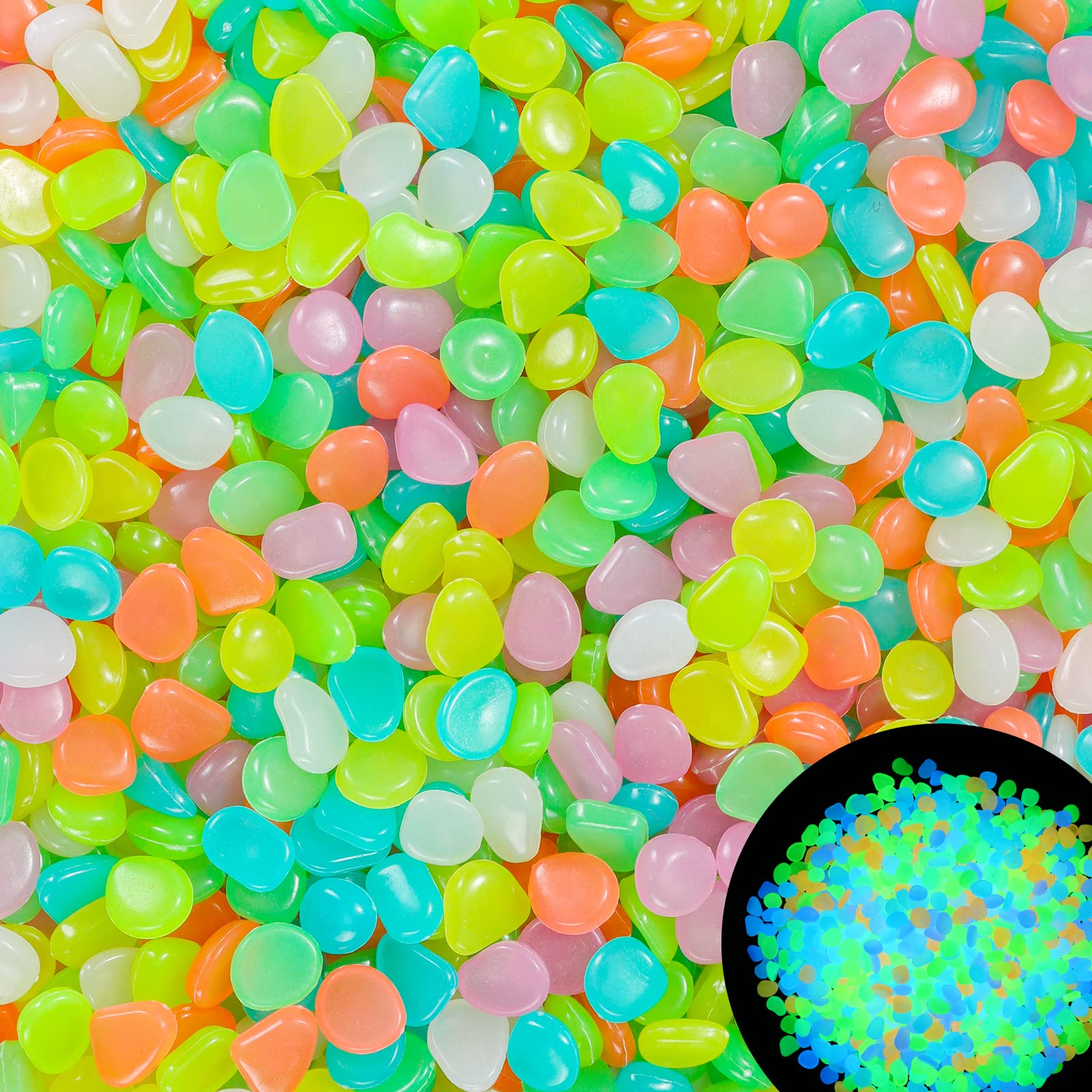 100Pcs Glow in the Dark Garden - Aquarium Marine Fish recensione e prezzo