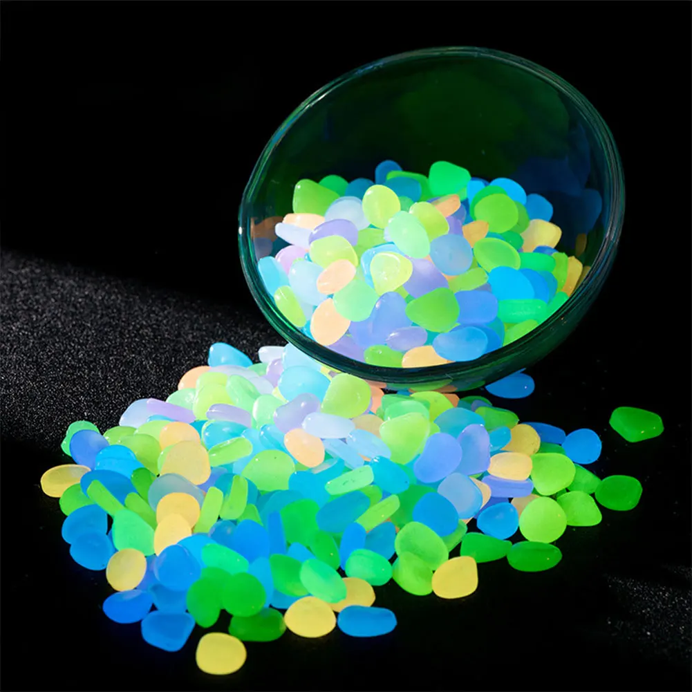 100Pcs Pebbles Glow In The Dar - Aquarium Marine Fish recensione e prezzo