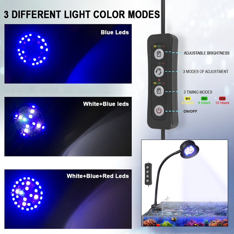 30W Aquarium Fish Tank Sea Wat - Marine Aquarium Timing recensione e prezzo