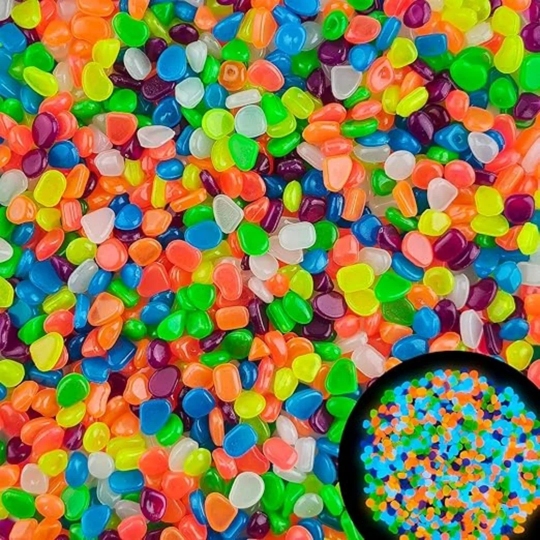 500Pcs Glow in The Dark Garden - Aquarium Marine Fish recensione e prezzo