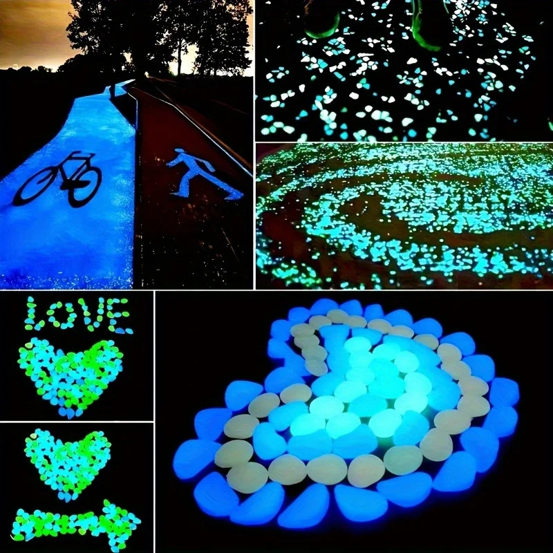 500Pcs Glow in The Dark Garden - Aquarium Marine Fish recensione e prezzo